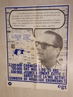 Affiche CGT 1975 n°2, Jacques Chirac, chômage, syndicalisme