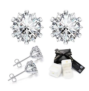 Adelisea&Eli Moissanite Stud Earrings 1ct - Picture 1 of 5