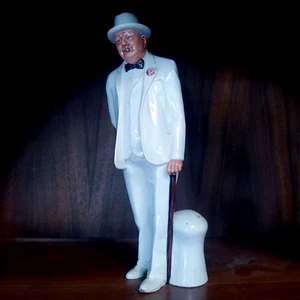 Vintage 1984 Royal Doulton Sir Winston Churchill 10 1/2" Figurine HN 3057 - Picture 1 of 5