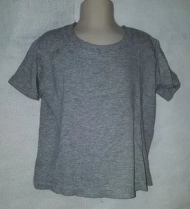 Boy's Joe Boxer Plain Gray Short Sleeve Shirt Size S (4-6) - Picture 1 of 3