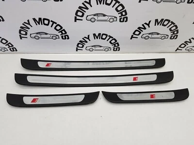 2017 AUDI A6 C7 S-LINE BLACK EDITION SALOON DOOR SILL TRIM SET OEM 4G0853373K  - Image 1 of 4