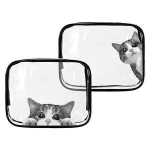 Toiletry Bags Makeup Bags & Cases Waterproof Plastic Bag Clear PVC Travel Acc... - Picture 1 of 7