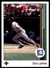 1989 Upper Deck Dion James Baseball Cards #587