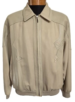 TORRAS de España Preciosa Chaqueta Blusa Mantequilla Cuero Suave y Algodón - Como Nueva - 44 Foto 1 de 4