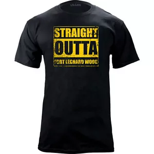Original camiseta Straight Outta Fort Leonard Wood - Imagen 1 de 5