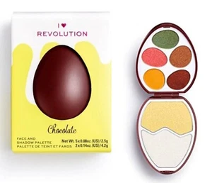 I Heart Revolution Easter Egg Eyeshadow Highlighter Face Palette - Chocolate - Picture 1 of 1