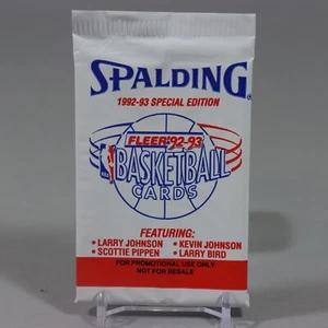 1992-93 Fleer Spalding Special Edition Basketball Karten. Versiegelte Packung. EX - Bild 1 von 4