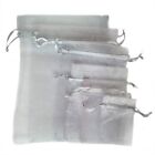 100 Luxury Organza Gift Bags Jewellery Pouch Xmas Wedding Party Candy Favour