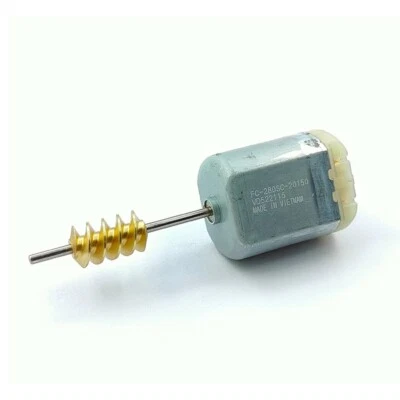 Mabuchi FC-280SC-20150 DC 12V Mini 24mm Electric Motor 41mm Long Worm Gear Shaft - Image 1 of 4