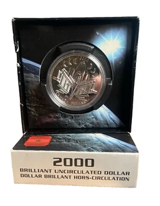 2000 Canada Voyage of Discovery Fine Silver $1 Coin Brilliant Uncirculated Boxed - Picture 1 of 6