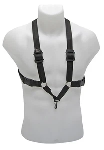 BG France Sax Harness Strap Male W/ Metal Open Hook - S40M Black - Picture 1 of 2