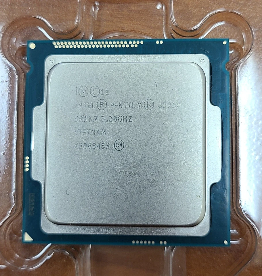Intel 3.2GHz Dual-Core Desktop CPU Processor G3250 SR1K7 LGA1150 Tested - Image 1 of 1