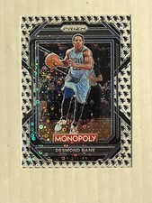 2022-23 Panini Prizm Monopoly Desmond Bane Running Mr. Monopoly SSP Grizzlies