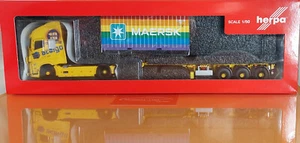Herpa 071697 Volvo FH Gl. XL 2020 Container-SZ 10 Jahre Acargo / 20 ft. Maersk ! - Bild 1 von 2