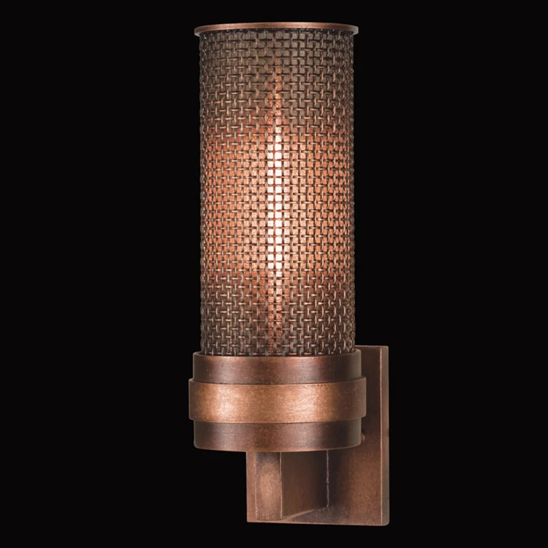 Лампы для изобразительного искусства 742050 медная вуаль антикварная медь один свет настенное бра освещение - Изображение 1 из 4