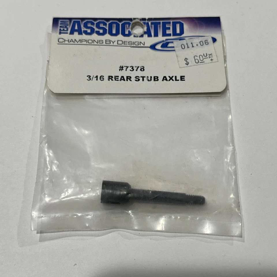 Vintage RC Team Associated #7378 3/16 Rear Stub Axle RC10T3 - Image 1 of 1