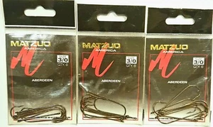 24 MATZUO BRONZE ABERDEEN HOOKS SIZE 3/0 - Bild 1 von 2