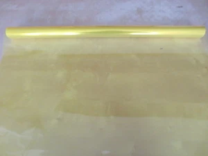 Qualitäts - Bügelfolie Bespannfolie Transparent GELB 1,00 x 0,64 m - Bild 1 von 2