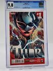 Marvel Comics Thor Volume 4 Book #1 1st Cover of Jane Foster as Thor CGC 9.8