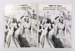 Black Orpheus (Film) Sheet Music for Samba de Orfeu, Manha de Carnival, 1959 - Picture 1 of 3
