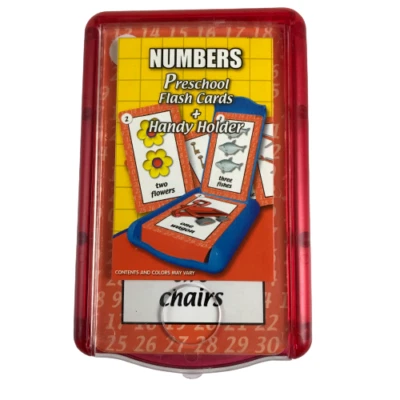 Addition & Subtraction Preschool Flash Cards + Handy Holder - Image 1 of 4