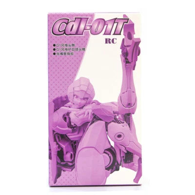 New CDL CDL-00 Arcee with Upgrade Kit Transparent AC MP Scale Action Figure - Image 1 of 4
