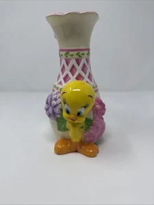 TWEETY'S SCHÖNE GARTEN BLUMENVASE LOONEY TUNES WARNER BROS - Bild 1 von 4