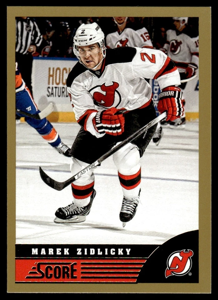 2013-14 Score Gold Marek Zidlicky New Jersey Devils #304 - Image 1 of 2