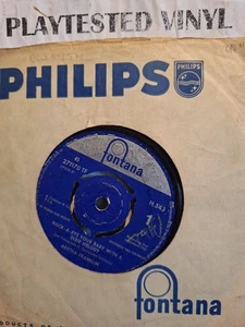 ARETHA FRANKLIN ROCK A BYE YOUR BABY WITH A DIXIE MELODY FONTANA VG VINYL 7" 45 - Picture 1 of 4