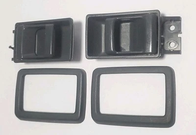 1992-1997 Nissan D21 Truck 1992-95 Pathfinder Interior Door Handle Pair OEM Gray - Image 1 of 4