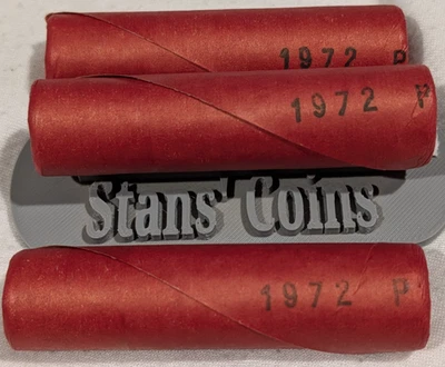1972 P Lincoln Memorial Cent "Details Rolls" 3 Rolls - Image 1 of 2