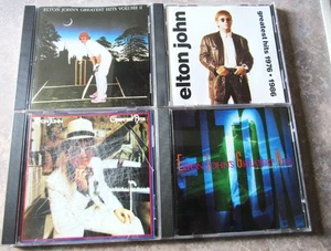 LOT FOUR CD'S ELTON JOHN GREATEST HITS - Imagen 1 de 2