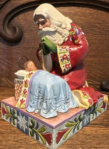 Jim Shore The Real Meaning Of Christmas Santa & Baby Jesus #4010488 Enesco 2008 - Picture 1 of 10