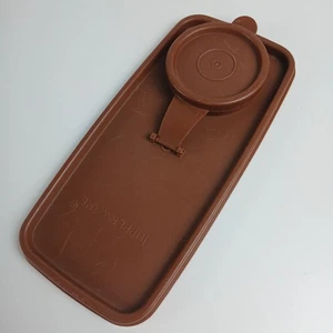 Sello Almacenador Cereal Rectangular con Tapa Marrón Tapa Repuesto 470-18 8" x 3 1/2" - Imagen 1 de 11