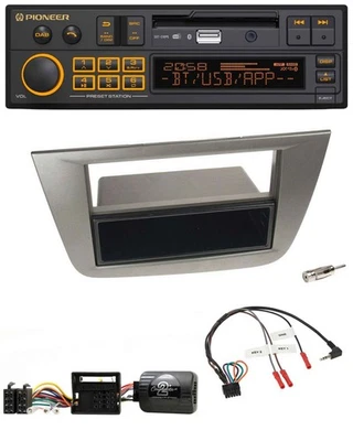 Pioneer DAB Lenkrad USB Bluetooth Autoradio für Seat Toledo Altea 2004-2009 anth - Bild 1 von 4