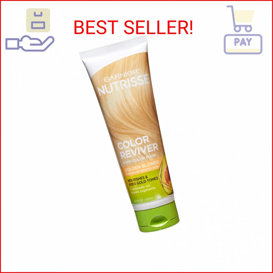 Mascarilla capilar Garnier Nutrisse 5 minutos color nutritivo con aceites triples entrega D Foto 1 de 2