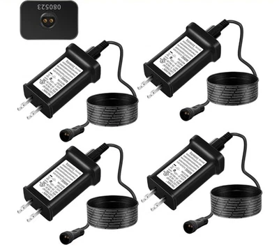 Paquete de 4 fuentes de alimentación LED 29V18W clase 2 con cable de extensión de 3 metros y 2 pines Foto 1 de 4