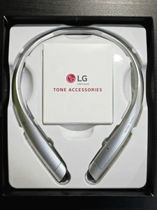 LG Tone Platinum HBS-1100 Bluetooth Headset (SILVER) OPEN BOX, READ DESCRIPTION - Zdjęcie 1 z 3