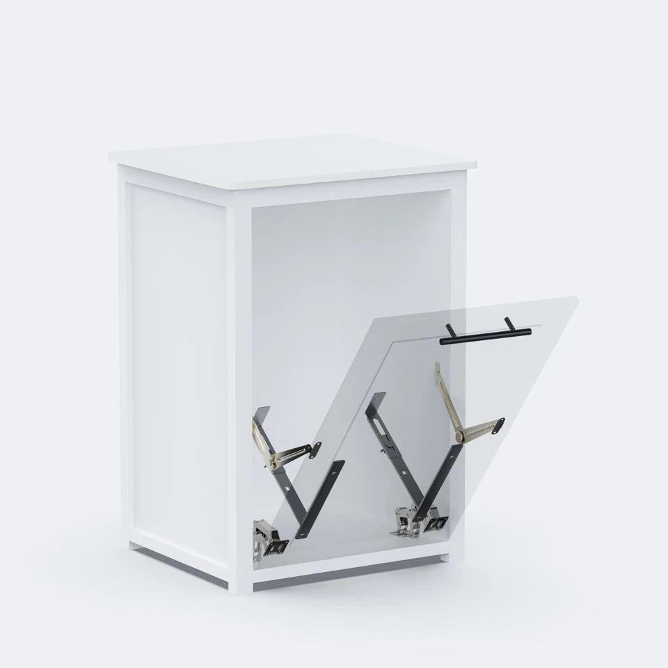 Kit de conversión de gabinete inclinable hágalo usted mismo bote de basura o cesta de lavandería inclinable  Foto 1 de 4