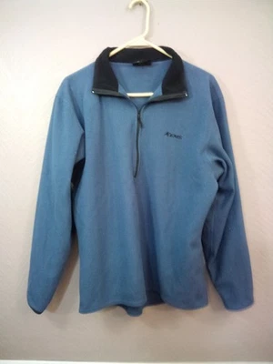 EMS LONG SLEEVE Blue 1/4 ZIPPER FRONT FLEECE JACKET    M - Image 1 of 4