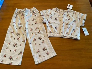 Jessica Simpson Toddler Girl Floral Print Pant outfit Sz 3T NWT - Picture 1 of 6