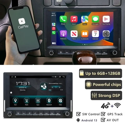 For Volvo 1999-2003 S40 V40 Car Radio Stereo Carplay Navi 7'' FM Android Auto BT - Image 1 of 4