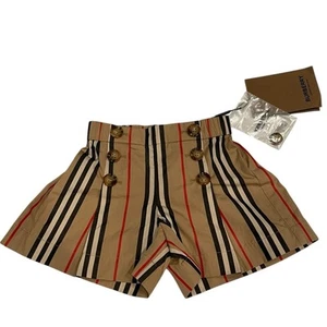 Burberry Kids Tamara Icon Stripe Sailor Shorts NWT - Picture 1 of 8