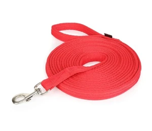 Shires Cushion Web Lunge Line Red 4231 - Picture 1 of 1