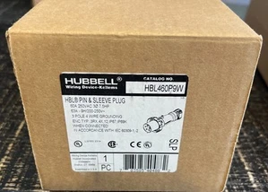 Hubbell HBL460 P9W Pin & Sleeve Plug - Picture 1 of 4