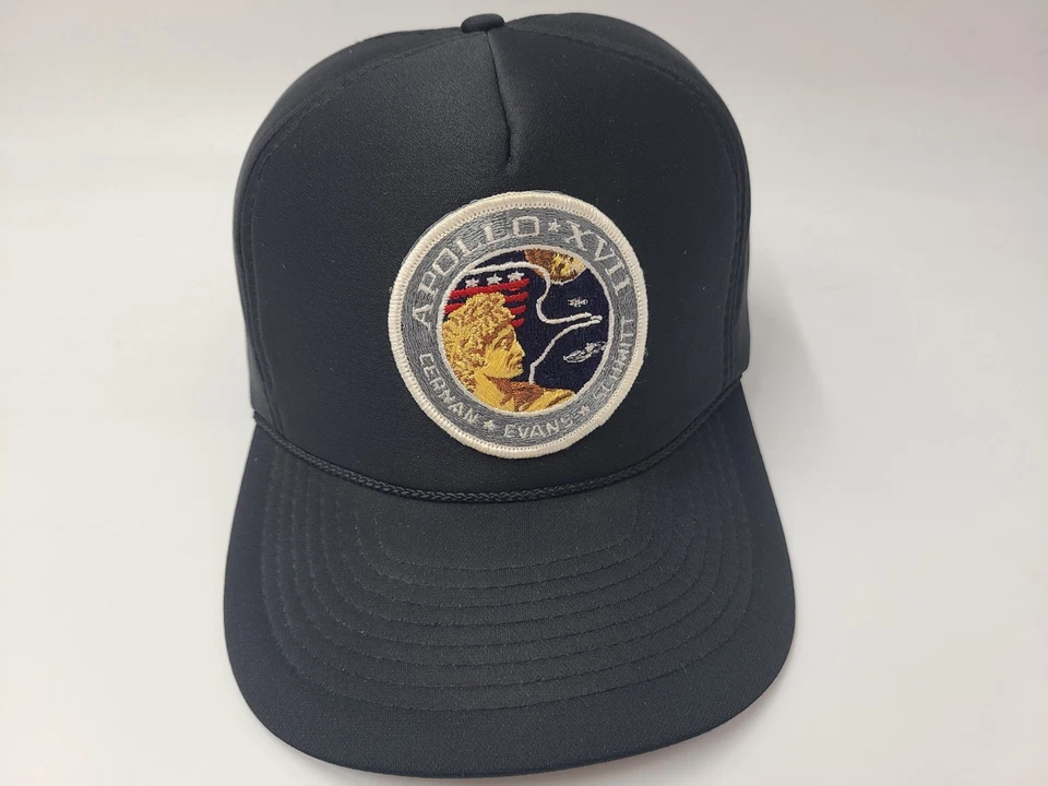 De colección Apolo 17 XVII Misión NASA Snapback Sombrero Gorra Poliéster Transbordador Espacial Hombres Foto 1 de 4