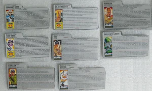 GI Joe G.I. JOE Fichas personajes 1986 - Imagen 1 de 1