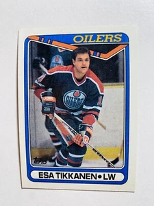 1990 TOPPS #156 ESA TIKKANEN NM-MT NHL HOCKEY CARD - Bild 1 von 2