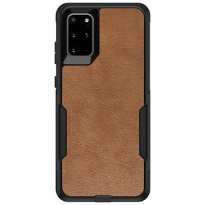OtterBox Commuter para Galaxy S (elige modelo) textura de cuero marrón oscuro - Imagen 1 de 13