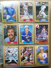 1987 OPC O-Pee-Chee Baseball Complete Set In Binder Ex+/NrMt 396 Cards Bonds RC